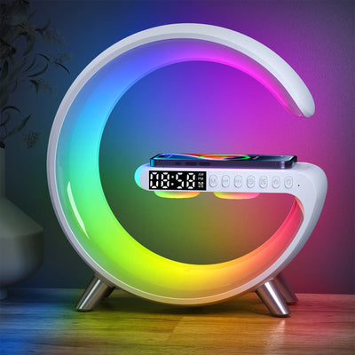 Multifunctional Wireless Charger Alarm Clock Speaker APP